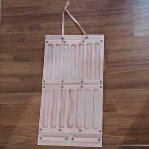 Hanging Scarf & Ribbon Or HAIRBOW Organizer in Light Pink